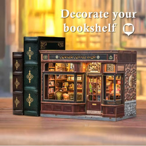 Corner Coffee Shop Book Nook