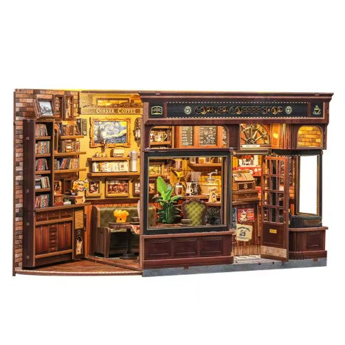 Corner Coffee Shop Book Nook
