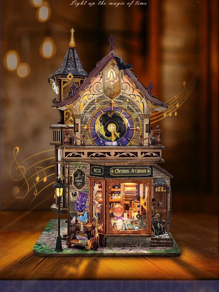 Time Magic Castle Bookend