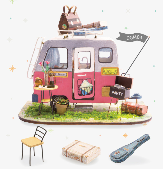 Happy Camper Miniature Van