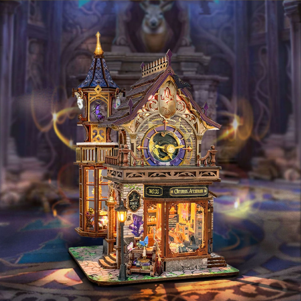 Time Magic Castle Bookend